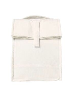 Figmint Insulated Lunch Tote - White - 8.5” x 10” x 6”